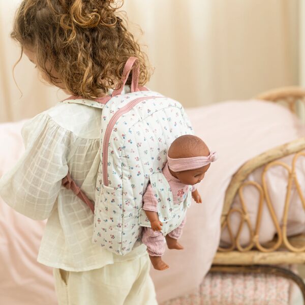 Little Dutch - Poppendraagzak – Roze