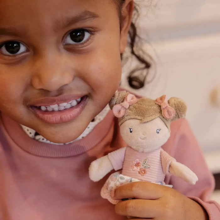 Little Dutch - Mini Knuffelpop Rosa 10cm