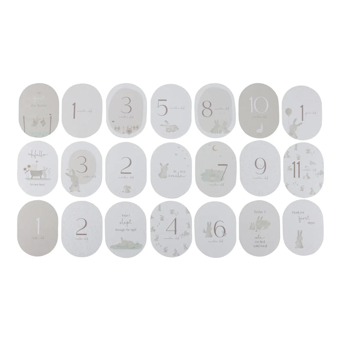 Little Dutch - Milestone Cards - Mijlpaalkaarten Baby Bunny FSC