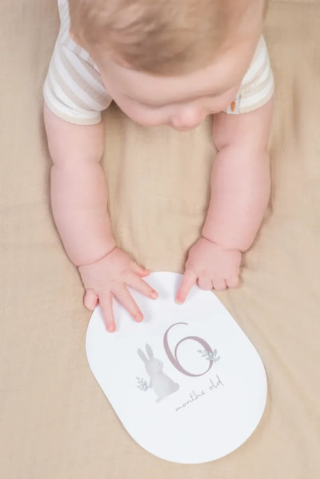 Little Dutch - Milestone Cards - Mijlpaalkaarten Baby Bunny FSC