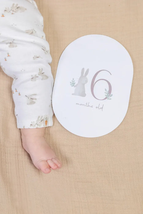 Little Dutch - Milestone Cards - Mijlpaalkaarten Baby Bunny FSC