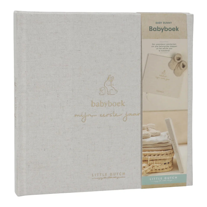 LD Toys - Babyboek 'Mijn eerste jaar' Baby Bunny FSC