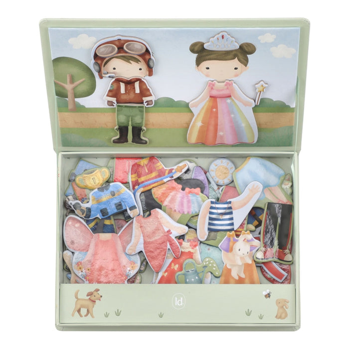 Little Dutch - Magnetic play board - Dress­Up Jim & Rosa