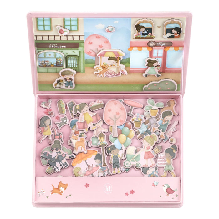 Little Dutch - Magnetic play board - Rosa's Winkelstraat
