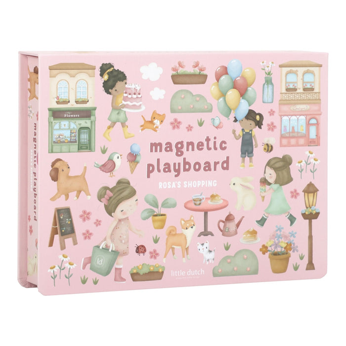 Little Dutch - Magnetic play board - Rosa's Winkelstraat