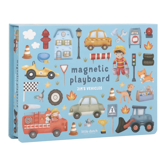 Little Dutch - Magnetic play board - Jim's Voertuigen