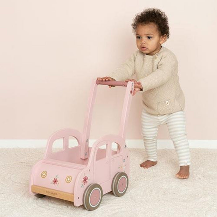 Little Dutch - Loopwagen Roze FSC