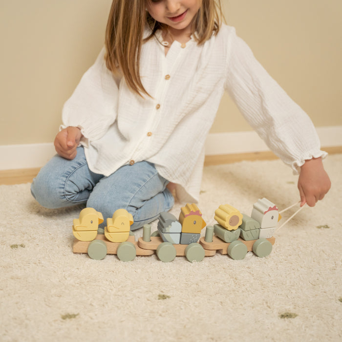 LD - Blokkentrein kip Little Farm FSC