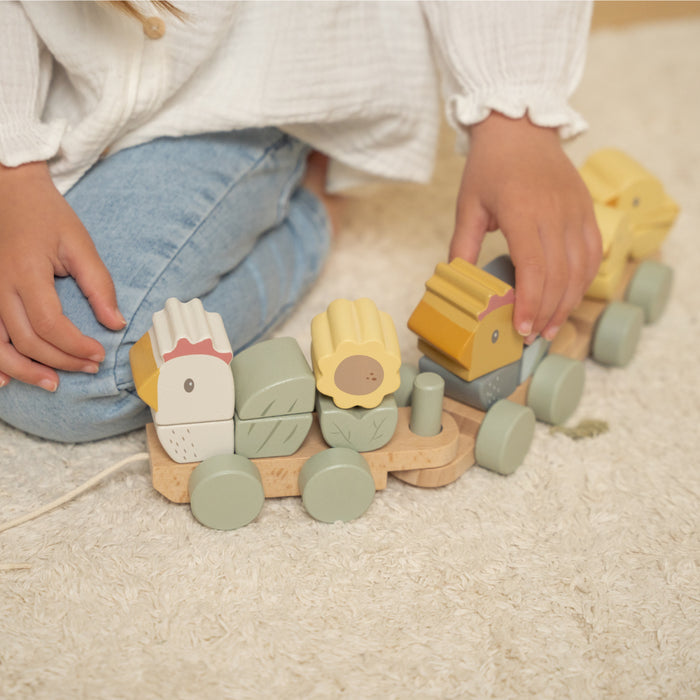 LD - Blokkentrein kip Little Farm FSC