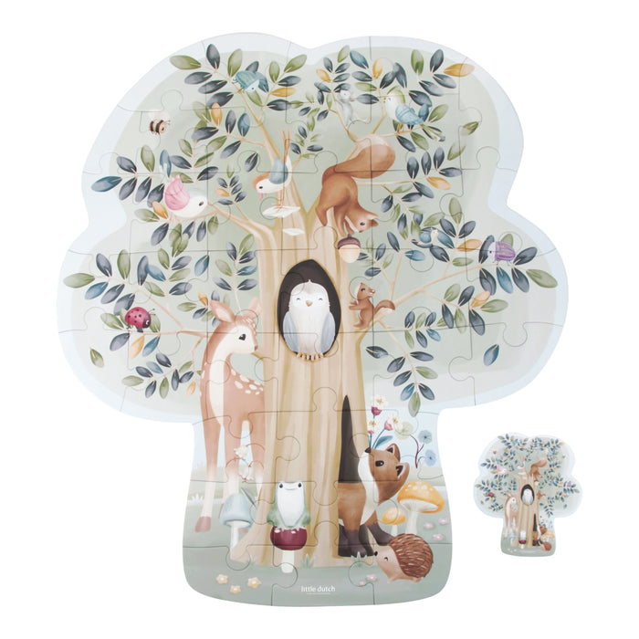 Little Dutch - Vloerpuzzel - Forest Friends FSC