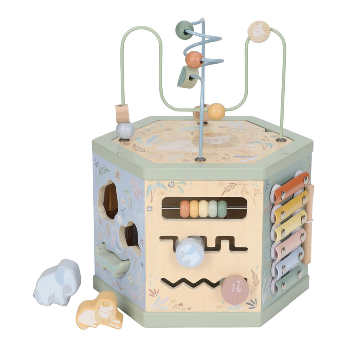 Little Dutch - Houten Activiteiten hexagon -­ Safari Friends