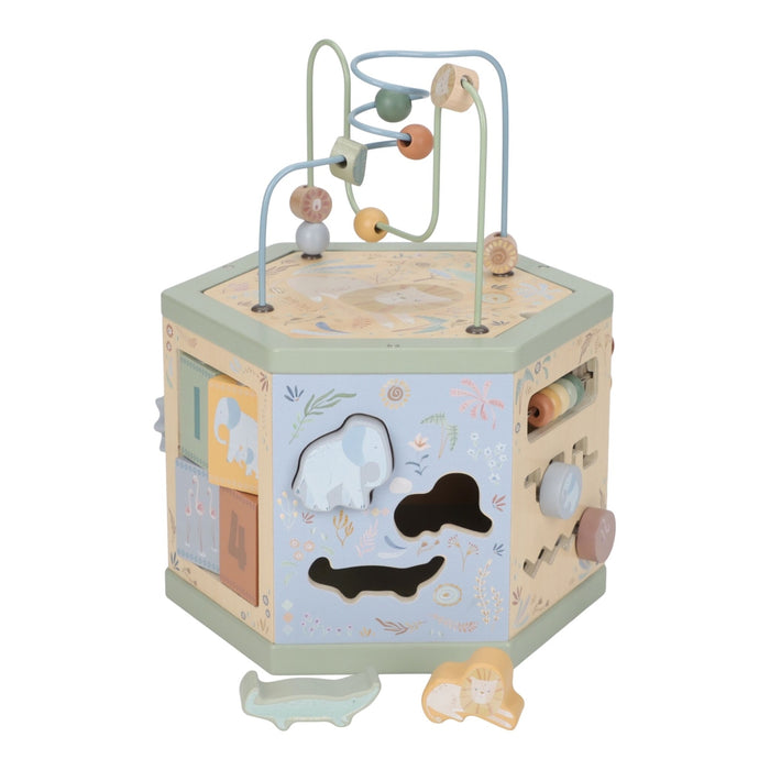 Little Dutch - Houten Activiteiten hexagon -­ Safari Friends
