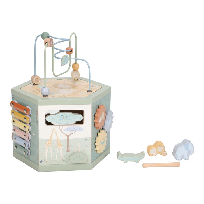 Little Dutch - Houten Activiteiten hexagon -­ Safari Friends