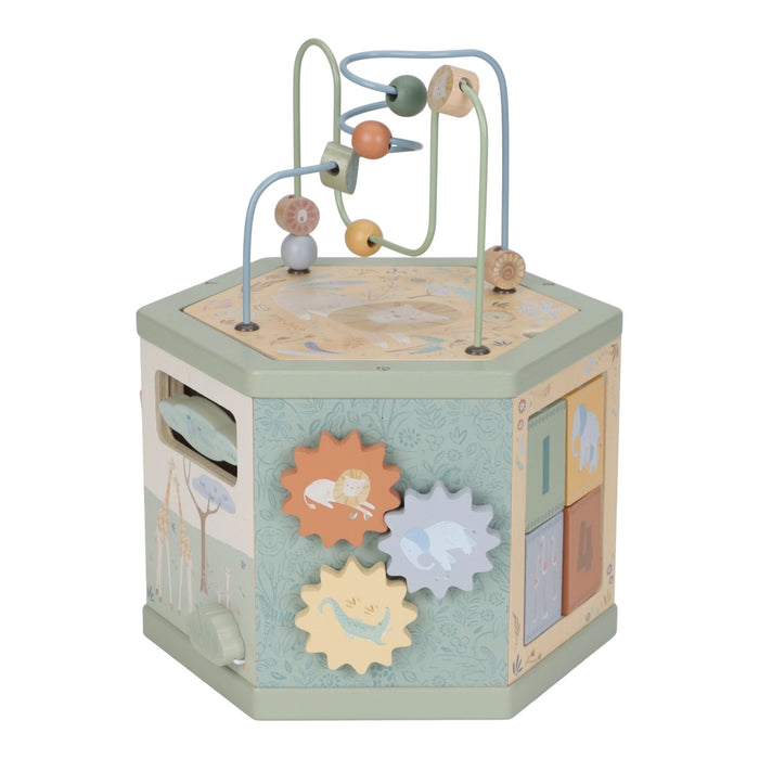Little Dutch - Houten Activiteiten hexagon -­ Safari Friends