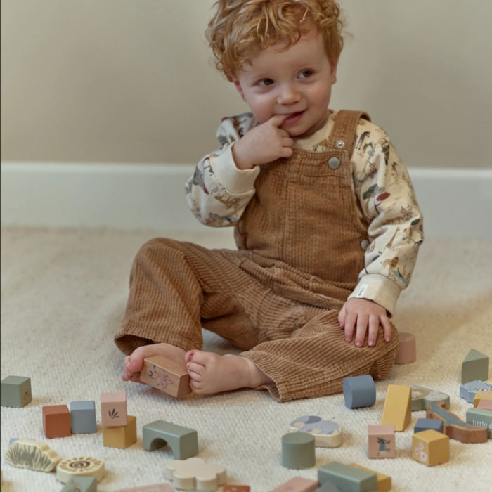 Little Dutch - Houten Blouwblokken - Groen