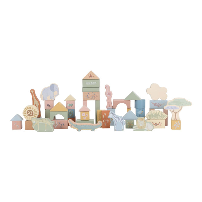 Little Dutch - Houten Blouwblokken - Groen