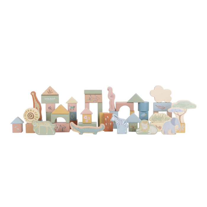 Little Dutch - Houten Blouwblokken - Groen