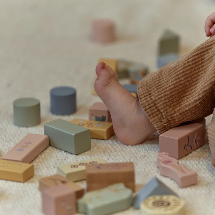 Little Dutch - Houten Blouwblokken - Groen