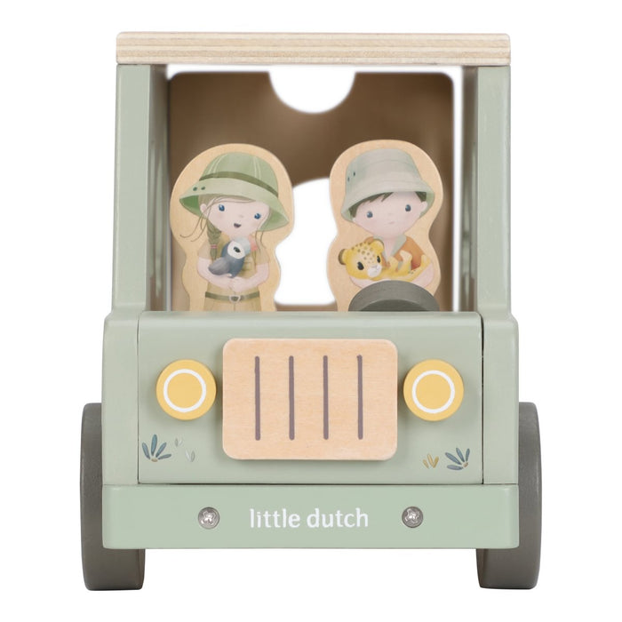 Little Dutch - Vormenstoof Safari auto - Safari Friends