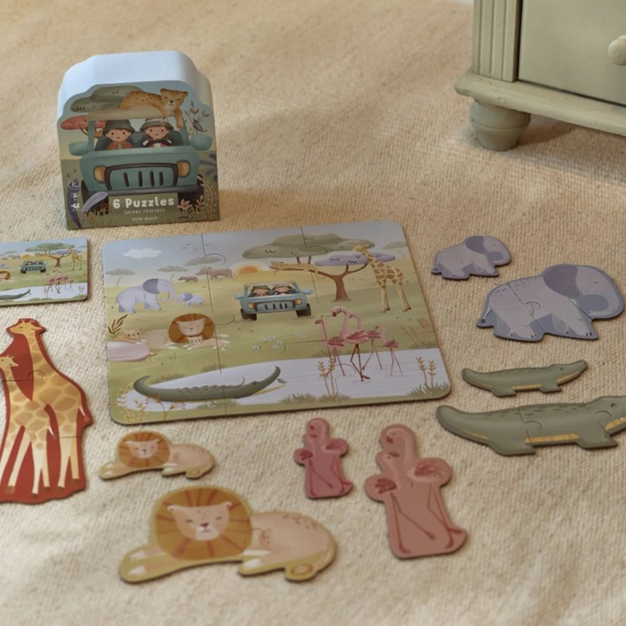 Little Dutch - 6 Puzzels ­ Safari Friends