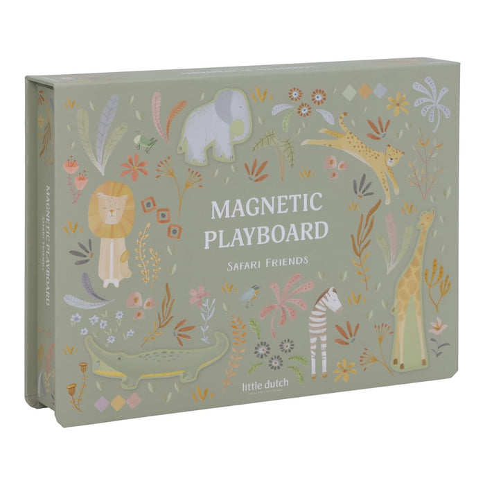 Little Dutch - Magnetic play board - Safari friends