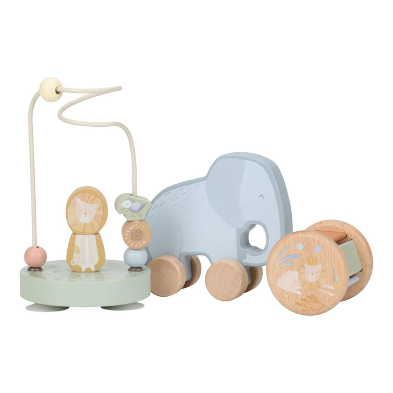 Little Dutch - Houten Giftset - Safari Friends