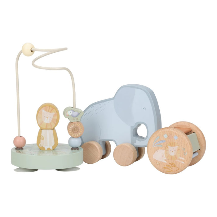 Little Dutch - Houten Giftset - Safari Friends