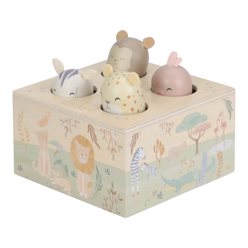 Little Dutch - Houten Pop­up ­ Safari Friends