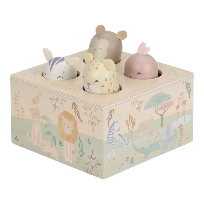 Little Dutch - Houten Pop­up ­ Safari Friends