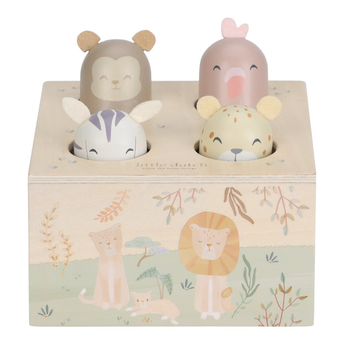 Little Dutch - Houten Pop­up ­ Safari Friends