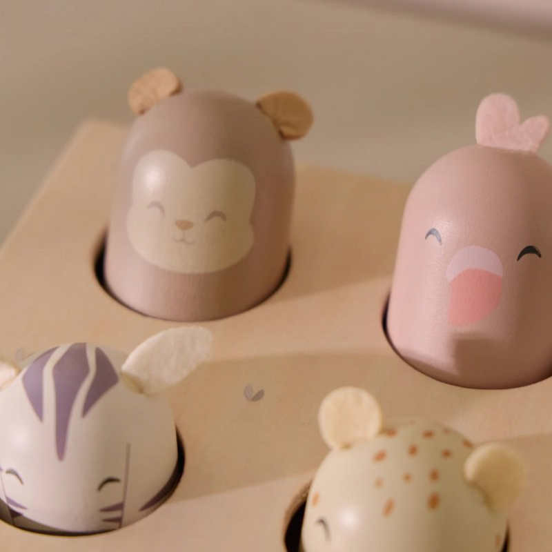 Little Dutch - Houten Pop­up ­ Safari Friends
