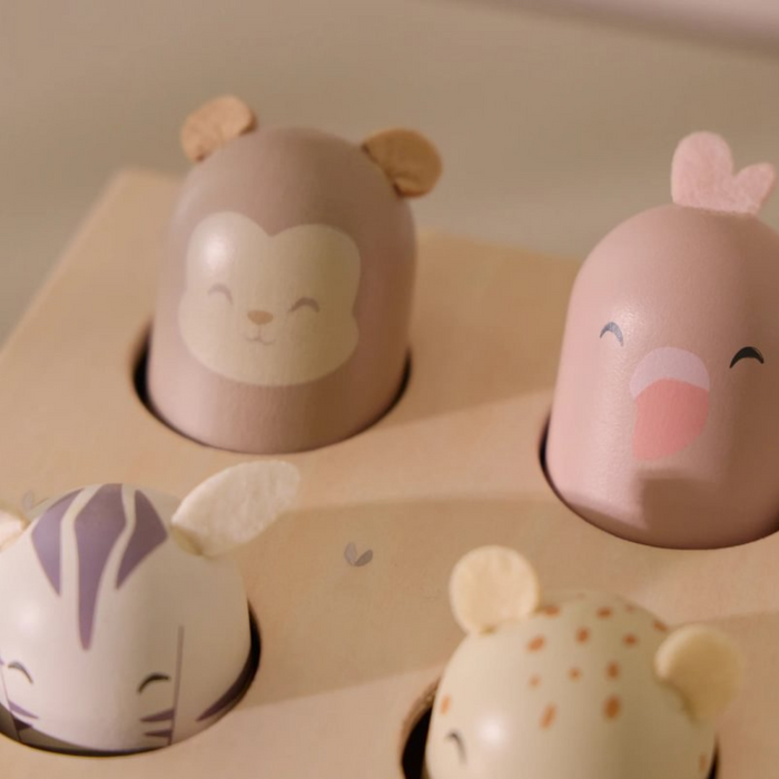 Little Dutch - Houten Pop­up ­ Safari Friends