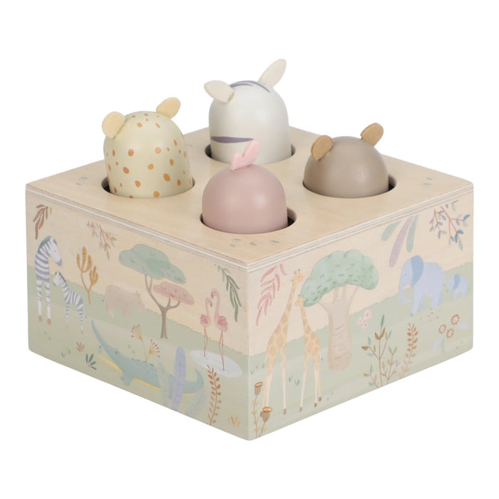 Little Dutch - Houten Pop­up ­ Safari Friends