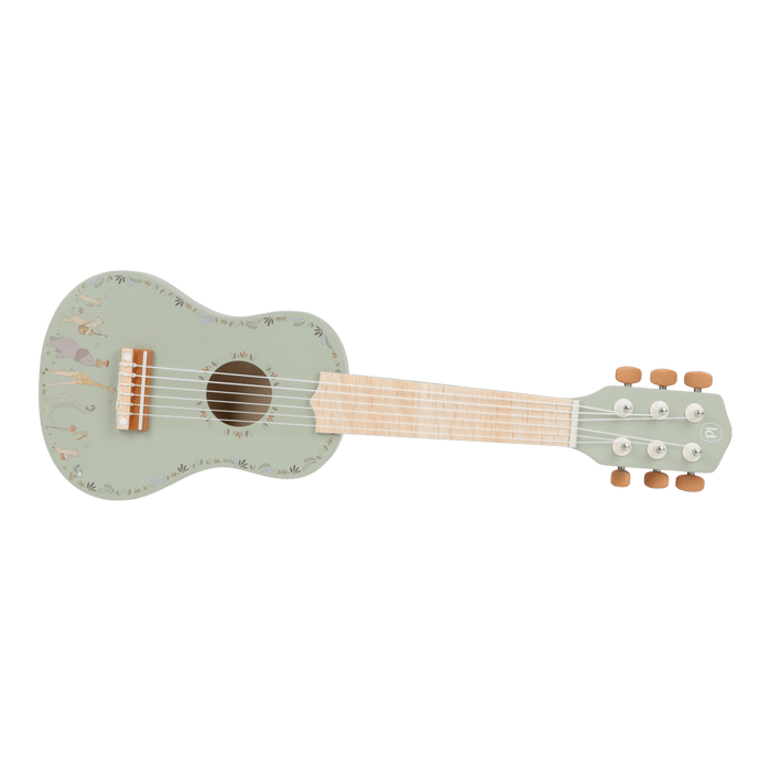 Little Dutch - Houten gitaar - Groen - Safari Friends FSC