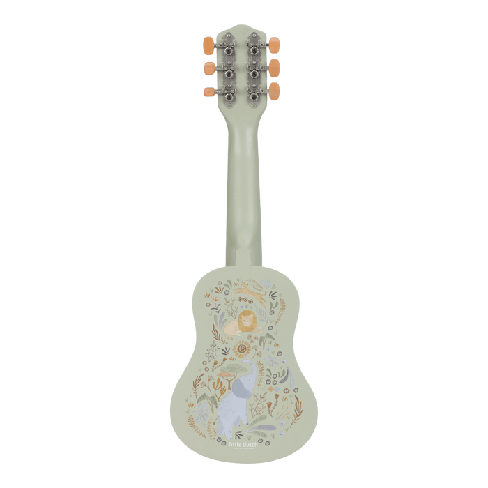 Little Dutch - Houten gitaar - Groen - Safari Friends FSC