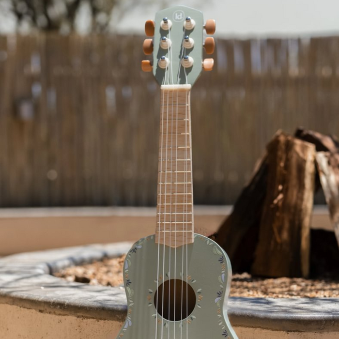 Little Dutch - Houten gitaar - Groen - Safari Friends FSC