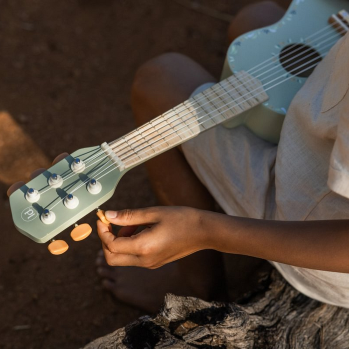 Little Dutch - Houten gitaar - Groen - Safari Friends FSC