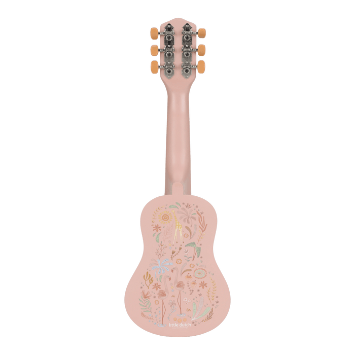 Little Dutch - Houten gitaar - Roze - Safari Friends FSC