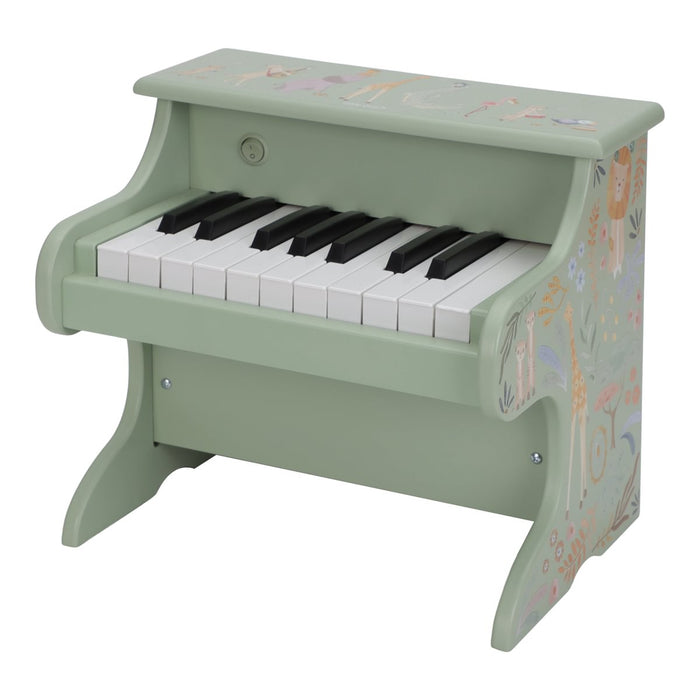 Little Dutch - Houten Piano Groen - Safari Friends FSC