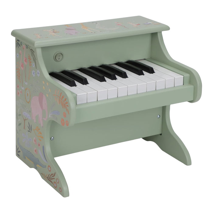 Little Dutch - Houten Piano Groen - Safari Friends FSC