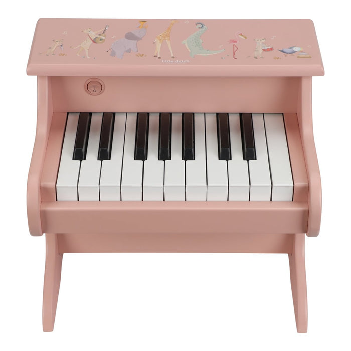 Little Dutch - Houten Piano Roze - Safari Friends FSC
