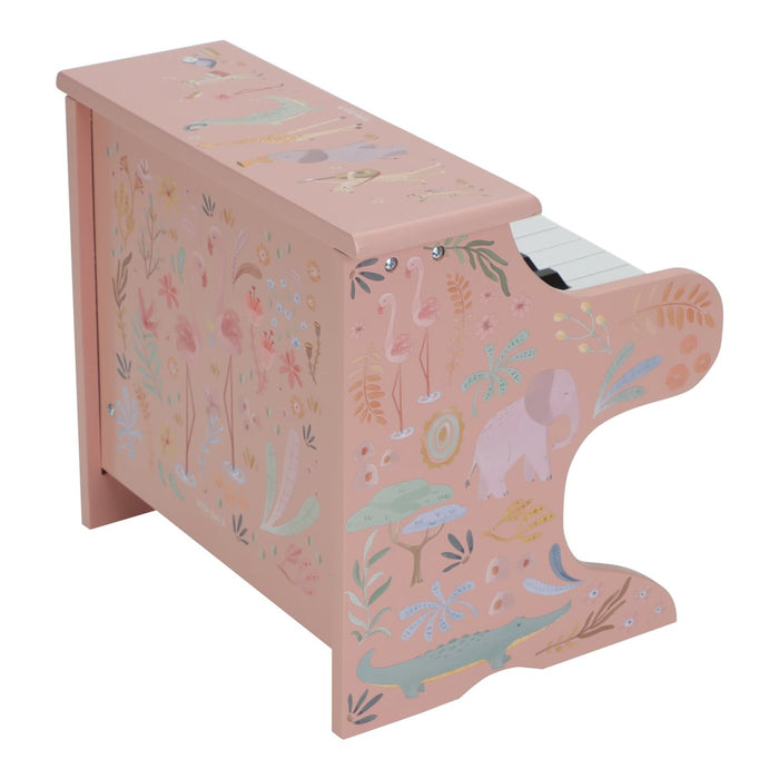 Little Dutch - Houten Piano Roze - Safari Friends FSC