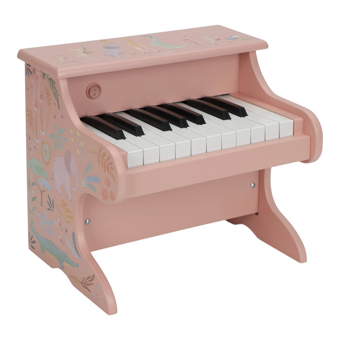 Little Dutch - Houten Piano Roze - Safari Friends FSC