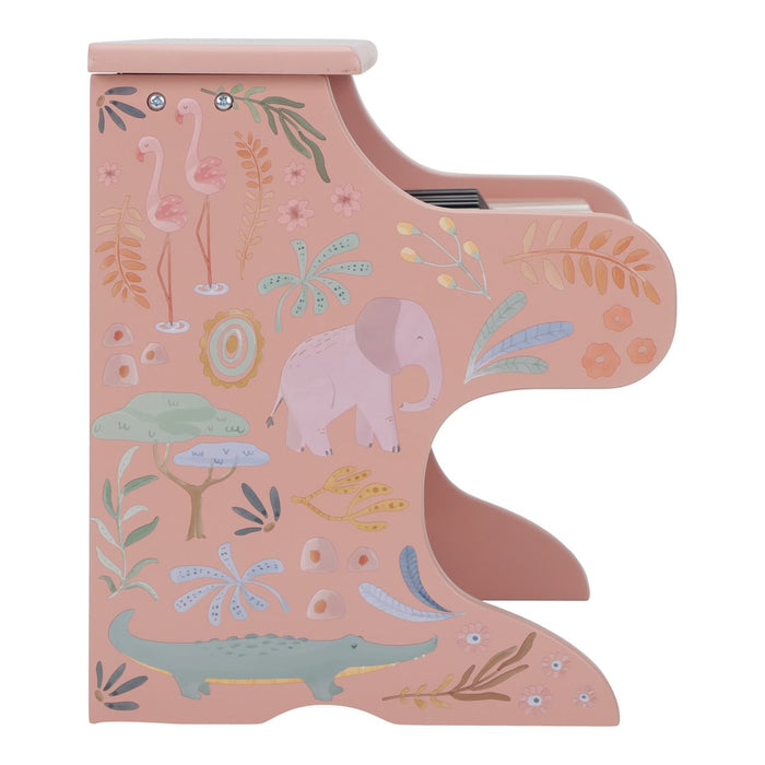 Little Dutch - Houten Piano Roze - Safari Friends FSC