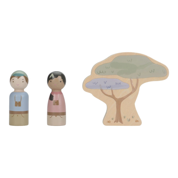 Little Dutch - Houten Safari auto met dieren -­ Safari Friend