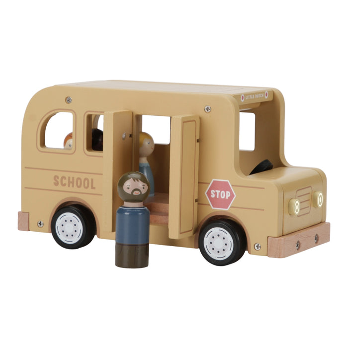 LD Toys - Schoolbus met poppetjes FSC