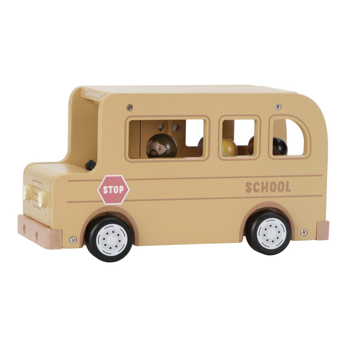 LD Toys - Schoolbus met poppetjes FSC