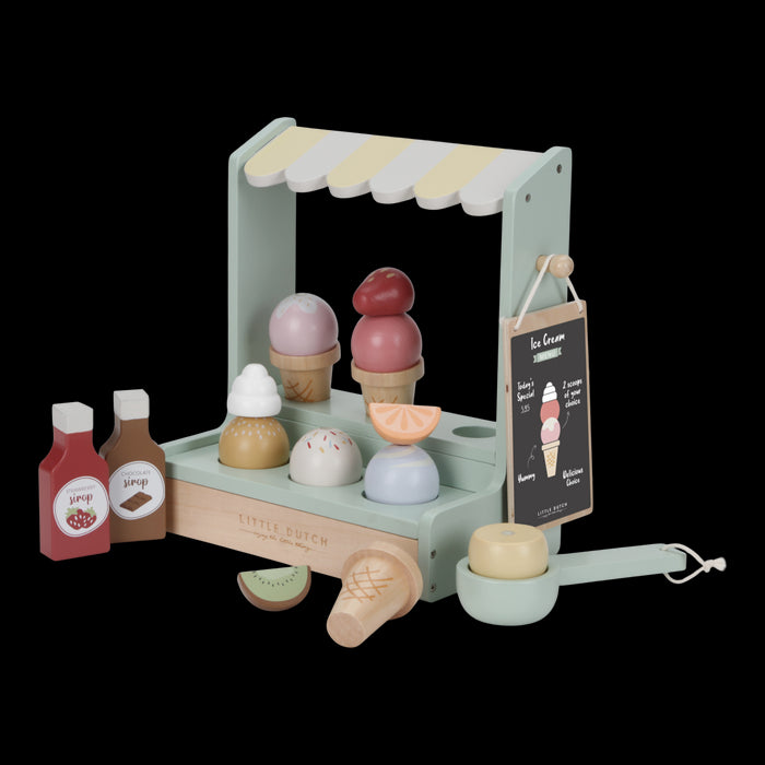 Little Dutch - Houten speelgoed ijskraam FSC