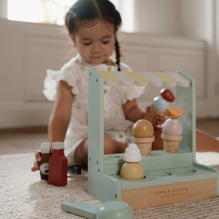 Little Dutch - Houten speelgoed ijskraam FSC