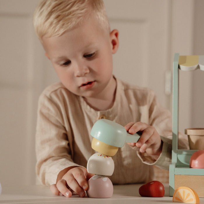 Little Dutch - Houten speelgoed ijskraam FSC